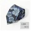 Corbata Leer Nueva Serie Azul 8cm poliéster traje de negocios corbata jacquard corbata al por mayor fabricante en stock