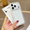 Funda de Teléfono Acrílica Transparente de Dos en Uno Color Caramelo para iPhone 16, Adecuada para iPhone 17 Pro Dopamina