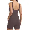 Traje de Fitness Ajustado de Una Pieza 2025 para Mujer con Diseño de Espalda Hueca, Atuendo para Danza, Pilates, Yoga con Almohadilla Integrada en el Pecho