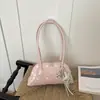 Bolso de Mano con Textura de Nicho 2026 Diario Simple de Lunares Bolso de Hombro para Viajar Versátil de Moda ins