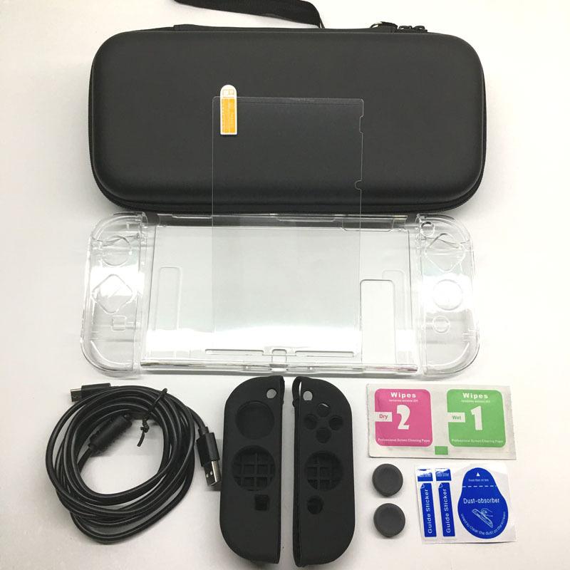 02水晶壳+标准包+膜1+线+JC硅胶套黑+帽灰