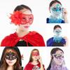 Vestido de festa de formatura máscara de princesa bar ktv boate garçom cosplay dançarino máscara de meia-face