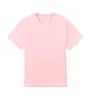 Algodão Puro 170g Gola Redonda Uniforme de Grupo Corporativo Camisa Cultural Bordada Logo Imprimível Esportes de Maratona Verão Manga Curta