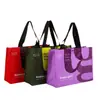 Película de impresión a color personalizada bolsa de plástico pp bolsa con forma de barco bolsa de nailon bolsa tejida a mano impermeable bolsa personalizada IKEA piel de serpiente
