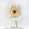 Flor de gerbera artificial individual, ramo falso, flor artificial de seda, arreglo floral de plástico, pieza decorativa para decoración de bodas y salones de ceremonias