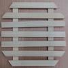 Tapete isolante doméstico de bambu tapete de bambu escovado para tigela porta-copos colorido cor natural formas variadas tapete