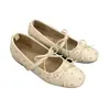 Primer Encuentro Temporada Lazo Zapatos Planos que Aumentan la Altura 2026 Nuevo Modelo Juvenil Remaches Versátiles Zapatos Mary Jane