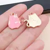 60 Nuevos San Valentín con Goteo de Aceite Cupido Corazón Camioncito Amor Colgante de Aleación Accesorios para Pendientes Pulsera DIY