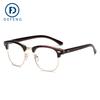 Defeng 5161 armazón de lentes con luz azul para hombres y mujeres, lente plana, se puede equipar con miopía 3016