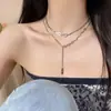 Exquisito Collar de Perlas de Imitación para Mujer, Elegante y Lujoso, Accesorio de Cadena para el Cuello de Gama Alta, Modelo Nuevo Nicho 2026, Cadena para Clavícula de Celebridad de Internet