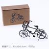 Casa de muñecas modelo de bicicleta de metal BJD mini retro de época bicicleta en miniatura accesorios para fotografía de escenas adornos