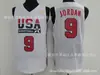 En stock BULLS BULLS Jersey Jordan #23 campeonato final logo militar bordado retro uniforme de baloncesto