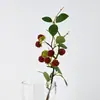 Planta Artificial de 38 cm Fruta Frambuesa Moras Fruta de Mora Flores Falsas Decoración del Hogar Accesorios para Fotografía Venta al por Mayor Transfronteriza