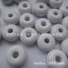 Cuentas de Ábaco de Agujero Grande de 18 mm Color Sólido Transparentes Cuentas Espaciadoras con Forma de Ábaco Cuentas Planas Bicolor de Nube Cuentas de Rueda Acrílicas Accesorios