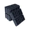 Almohadilla de Aislamiento de Vibraciones tipo Waffle de 4"x4"x3/4" para HVAC, Compresor de Aire, Almohadilla de Goma Antivibración, Absorción de Choques