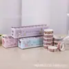 Sz151 Cinta de Bolsillo Escarchada Set Combinado Zemu 1.5cm de Ancho 10 Rollos En Caja 120 Cintas de Bolsillo