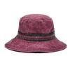 Chapéu de cowboy ocidental masculino e feminino estilo japonês retrô lavado desgastado chapéu de pescador verão pesca ao ar livre guarda-sol chapéu de montanhismo