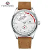 Reloj de Cuero para Hombre Estilo Europeo y Americano Casual Esqueleto Esfera de Carreras Automático Mecánico Esqueleto
