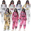 Disfraz de Halloween para Hombres y Mujeres, Padres e Hijos, Adultos y Niños: Traje espacial de Wandering Earth Piloto Cos Traje de Astronauta