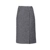 Moderna Falda Recta de Lana para Mujer, Nueva Falda Lápiz a Cuadros Estilo Coreano Elegante Otoño e Invierno 2025, Falda de Longitud Media