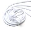 Cordones Gruesos Redondos para Montañismo Exterior de 5 mm, Negro y Blanco, Cordón Grueso de Poliéster Redondo para Cintura, Cordón Redondo para Sombrero, Cordón Redondo para Pantalones