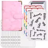 Amazon Transfronterizo Planificador A6 Cuaderno de Hojas Sueltas Libro de Presupuesto Libro de Ahorro de Dinero Libro de Contabilidad de Efectivo de Cuero PU En Stock