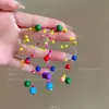 Pendientes Grandes de Flor Estilo Vacaciones de Verano en la Costa, Pendientes Exagerados de Paja Bohemia, Aretes para Mujer, Perfectos para Fotos de Viaje