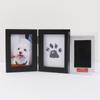 Marco de fotos de madera maciza con huellas de patas de perro y gato, venta al por mayor, venta al por mayor transfronteriza, juego de mesa conmemorativo