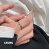 Anillo de bambú simple nicho estilo frío 2023 nuevo de moda alto sentido anillo de pareja hombres y mujeres par anillo de bambú