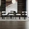 Silla de maquillaje de diseño nórdico de mediados de la antigüedad, silla de comedor vintage de madera maciza, silla de escritorio para el hogar de estilo francés, silla con respaldo