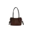 Bolso tote pequeño retro translúcido transfronterizo con charm dulce, bolso cruzado para mujer, bolso cuadrado pequeño de mano casual, bolso de hombro