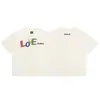 Camiseta Informal Holgada de Manga Corta Pesada para Hombre con Dibujos Animados Americanos de San Miguel, Moderna de Verano