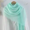 Bufanda de Algodón y Lino Burbuja de Comercio Exterior, Bufanda de Seda para Mujer, Pañuelo Versátil para la Cabeza, Bufanda Larga para Proteger del Sol, Bufanda de Color Sólido, Venta al por Mayor desde el Fabricante
