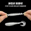 Nuevo cola de volumen 3.3g 7.5cm hilo directo de fábrica doble color flotante agua cebo blando agua dulce pez negro foso negro especial
