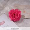 Cabeça de Flor Cravo DIY Feito à Mão Flor Artificial Retrô Acessórios de Cabelo Grampo de Cabelo Flor Decoração de Roupa Acessórios Corsage Adereços para Fotos