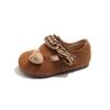 Zapatos para Niños Suela Suave Zapatos de Bebé 2025 Otoño Nuevo Estilo Coreano Moda Encaje Hecho a Mano Niñas Versátiles Zapatos Birkenstock