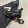 Bolso de Pecho Texturizado Nuevo Estilo Otoño e Invierno para Comercio Exterior Transfronterizo, Bolso de Hombro Ancho de Moda de un Solo Hombro para Mujer, Bolso Cruzado Versátil Retro para el Día a Día