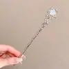 Novo grampo de cabelo antigo estilo chinês com borla para mulheres, elegante e versátil, adequado para Hanfu, cheongsam e penteados presos