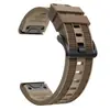 Vento Claro Adequado para Garmin fenix8 7X Pro 22MM/26MM Textura Tecida Pulseira de Relógio de Silicone Bicolor