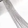Electrochapado directo de fábrica colorido 0.8# súper pequeño 2 mm cuerda de algodón cuentas de bola de cristal puntiagudas ropa diy accesorios para la cabeza