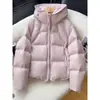 Nueva Chaqueta de Algodón Acolchada Puff 2026 para Mujer, Estilo Coreano Holgada Moderna Chaqueta Acolchada, Abrigo de Algodón Cálido con Capucha, Ropa de Abrigo Engrosada