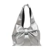 Bolso de Hombro y Mano Simple de Alto Valor de Moda Verano 2025 con Exquisito Lazo Bolso Tote de Nicho para Viajes Diarios