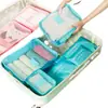 Bolsa de almacenamiento de viaje de estilo coreano, 6 piezas, impermeable, para ropa, para viajes, 6 piezas
