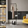 Y & h Perchero de Piso para Dormitorio Simple Estante para Ropa No Ocupa Espacio en Casa Habitación Interior Perchero para Ropa Abrigos Pequeño