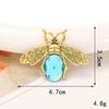 Accesorios creativos de joyería de abeja con gemas de aleación para bricolaje, accesorios para zapatos con agujeros, carcasa para teléfono móvil, material de taladro manual de belleza