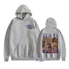 Sudadera de Merchandising de la Gira del Álbum de Bad Gyal Moda Hip-Hop High Street Sudadera Unisex Retro Casual con Capucha