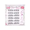 Belleza maquillaje talento par toque autoadhesivo sin pegamento juego pestañas postizas grupo de mujeres natural segmentado caricatura pestaña hada