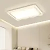 Lámpara de techo para sala de estar color crema, moderna y sencilla, nueva lámpara de pasillo, espectro completo, protección ocular, paquete para toda la casa