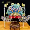 Seis Dragones Tres Fénix Corona Paquete de Materiales Accesorios DIY Corona Ceremonial Hanfu