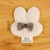 En Stock Atmósfera Otoño e Invierno Color Té con Leche Conejo Oso Mariposa Pendientes DIY Accesorios para el Cabello Accesorios Materiales